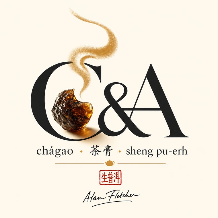 The design — Raw Pu-erh Paste