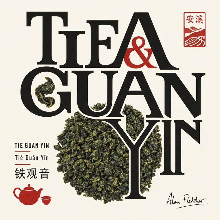 The design — Fruity Tie Guan Yin